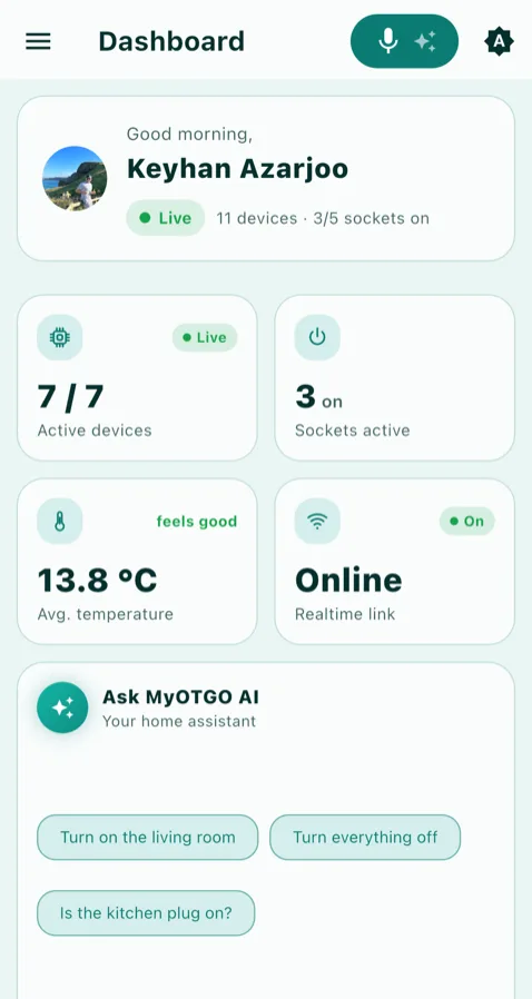 Private on-device AI